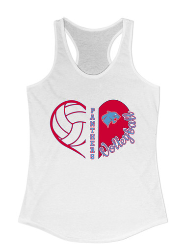 Brainerd Panthers Heart Volleyball Women's Tank Top