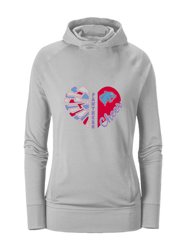 Brainerd Panthers Heart Cheer Women's Hoodie