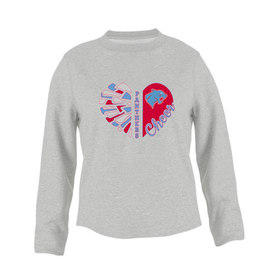 Brainerd Panthers Heart Cheer Women's Sweatshirt