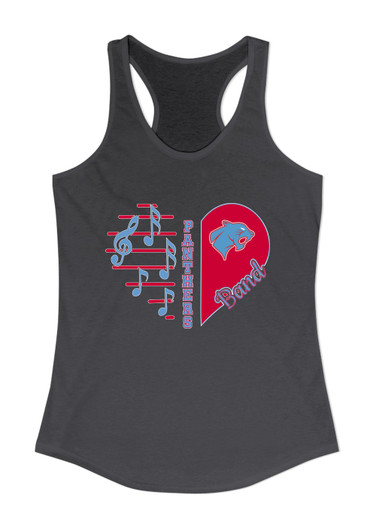 Brainerd Panthers Heart Band Women's Tank Top
