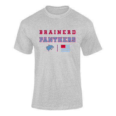 Brainerd Panthers Spirit Flag Men's SS T-Shirt