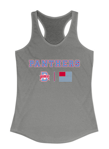 Brainerd Panthers B Script Team Colors Flag Women's Tank Top