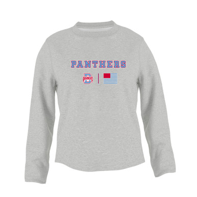 Brainerd Panthers B Script Team Colors Flag Women's Sweatshirt