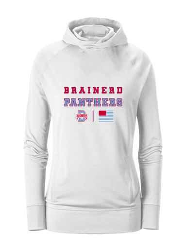 Brainerd Panthers B Script Spirit Flag Women's Hoodie