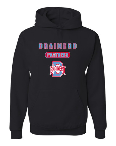 Brainerd Panthers B Script Mascot #3 Men's Premium Hoodie