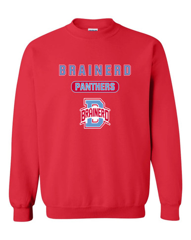 Brainerd Panthers B Script Mascot #3 Men's Sweatshirt