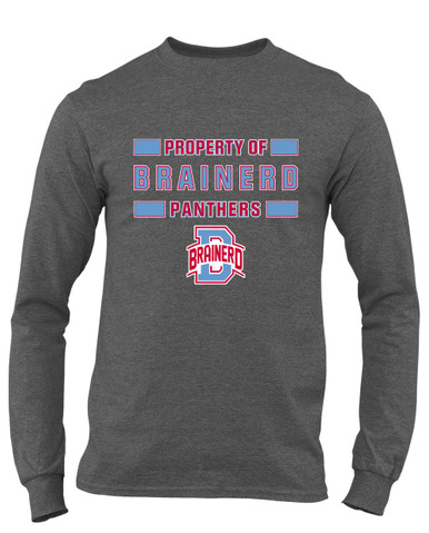 Brainerd Panthers B Script Property Of Men's Premium LS T-Shirt