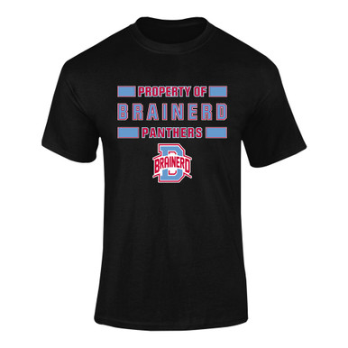 Brainerd Panthers B Script Property Of Men's SS T-Shirt