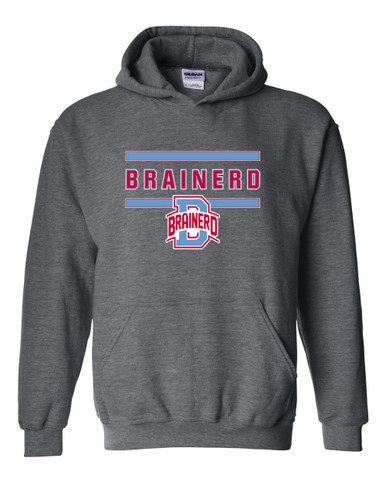 Brainerd Panthers B Script Mascot #4 Men's Hoodie