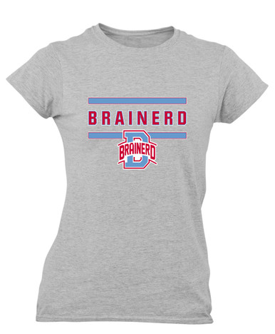 Brainerd Panthers B Script Mascot #4 Women's SS T-Shirt