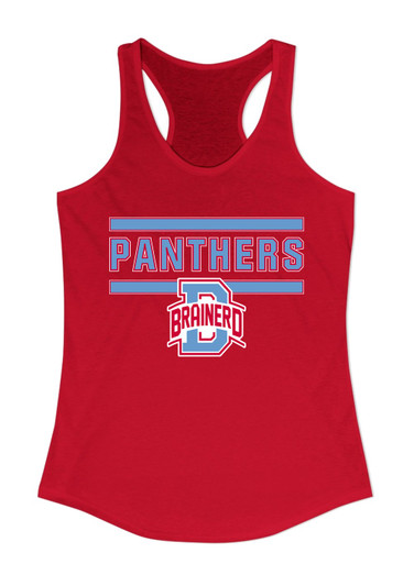 Brainerd Panthers B Script Mascot #5 Women's Tank Top
