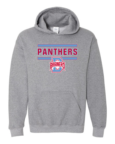 Brainerd Panthers B Script Mascot #5 Men's Hoodie