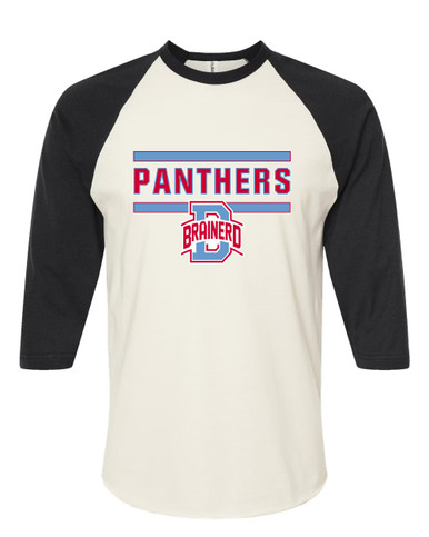 Brainerd Panthers B Script Mascot #5 Men's Baseball T-Shirt