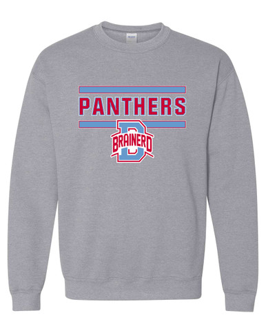 Brainerd Panthers B Script Mascot #5 Men's Sweatshirt