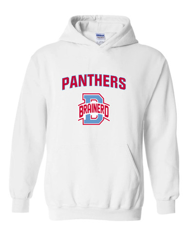 Brainerd Panthers B Script Mascot #6 Men's Hoodie
