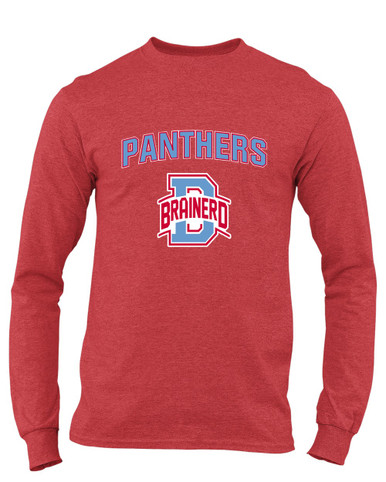 Brainerd Panthers B Script Mascot #6 Men's Premium LS T-Shirt