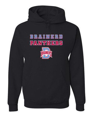 Brainerd Panthers B Script Spirit Men's Premium Hoodie