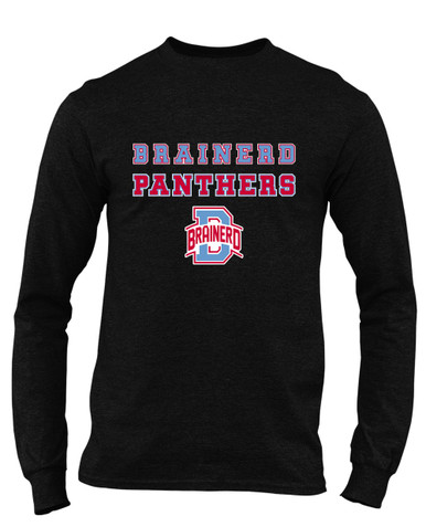 Brainerd Panthers B Script Spirit Men's Premium LS T-Shirt