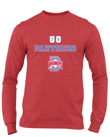 Brainerd Panthers B Script Go Team Men's LS T-Shirt