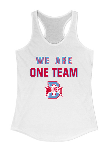Brainerd Panthers B Script We Are One Team Women's Tank Top