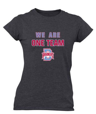 Brainerd Panthers B Script We Are One Team Women's Premium SS T-Shirt