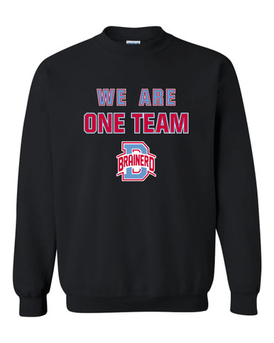 Brainerd Panthers B Script We Are One Team Men's Sweatshirt