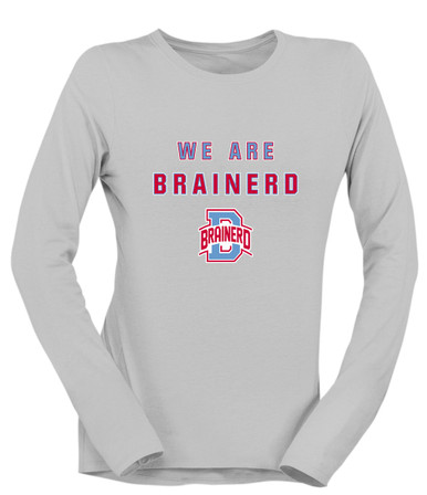 Brainerd Panthers B Script We Are Women's LS T-Shirt