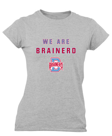 Brainerd Panthers B Script We Are Women's Premium SS T-Shirt