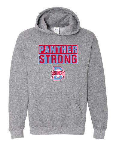 Brainerd Panthers B Script Strong #1 Men's Hoodie