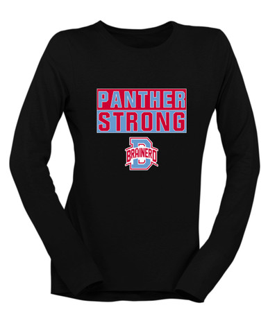 Brainerd Panthers B Script Strong #1 Women's Premium LS T-Shirt