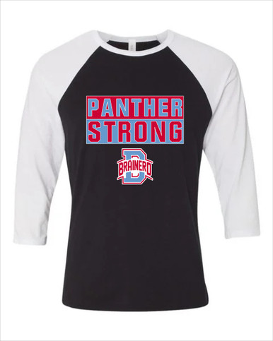 Brainerd Panthers B Script Strong #1 Women's Baseball T-Shirt