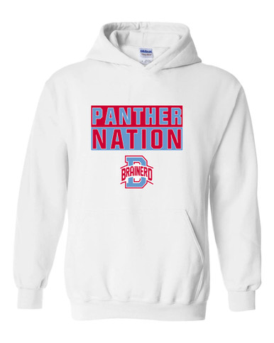 Brainerd Panthers B Script Nation #1 Men's Hoodie