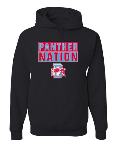 Brainerd Panthers B Script Nation #1 Men's Premium Hoodie