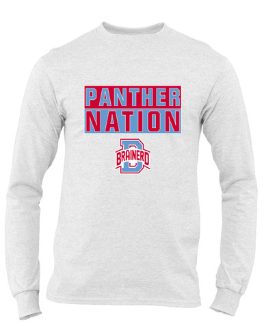 Brainerd Panthers B Script Nation #1 Men's LS T-Shirt