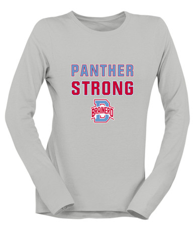 Brainerd Panthers B Script Strong #2 Women's Premium LS T-Shirt