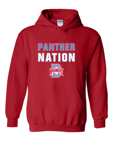 Brainerd Panthers B Script Nation #2 Men's Hoodie