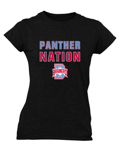 Brainerd Panthers B Script Nation #2 Women's SS T-Shirt