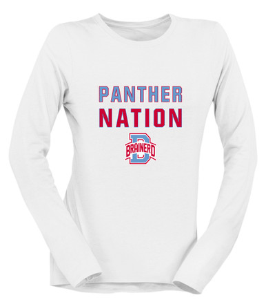 Brainerd Panthers B Script Nation #2 Women's Premium LS T-Shirt