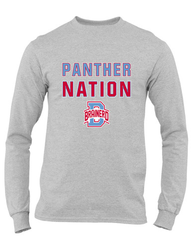 Brainerd Panthers B Script Nation #2 Men's Premium LS T-Shirt