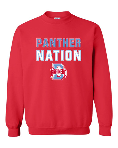 Brainerd Panthers B Script Nation #2 Men's Sweatshirt