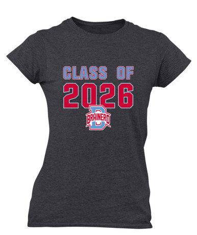 Brainerd Panthers B Script Class of 2026 Women's SS T-Shirt