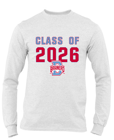 Brainerd Panthers B Script Class of 2026 Men's Premium LS T-Shirt
