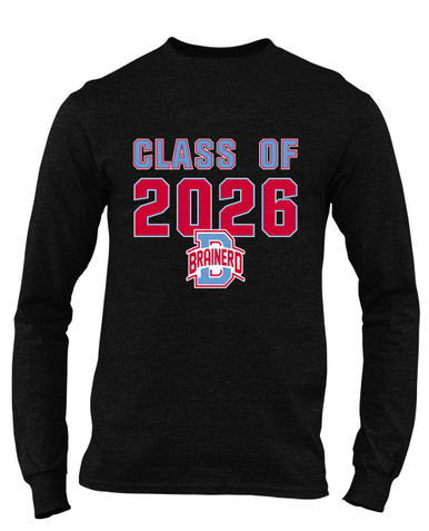 Brainerd Panthers B Script Class of 2026 Men's LS T-Shirt