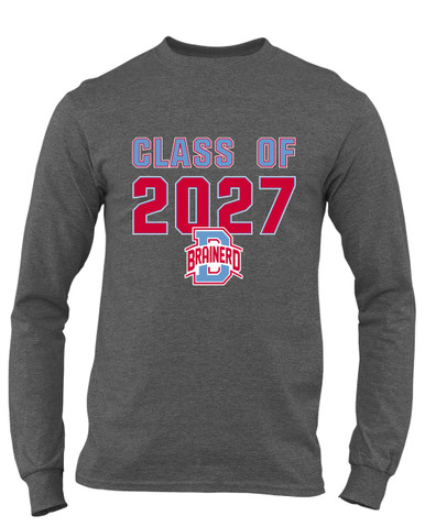 Brainerd Panthers B Script Class of 2027 Men's LS T-Shirt