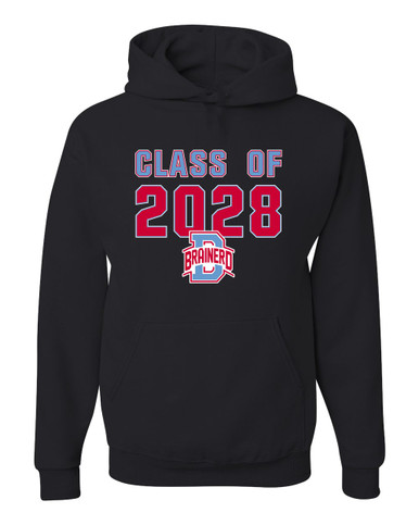 Brainerd Panthers B Script Class of 2028 Men's Premium Hoodie