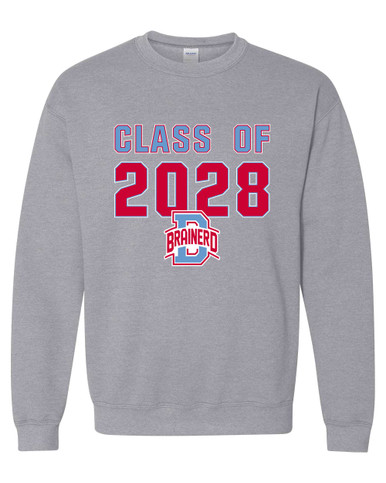 Brainerd Panthers B Script Class of 2028 Men's Sweatshirt