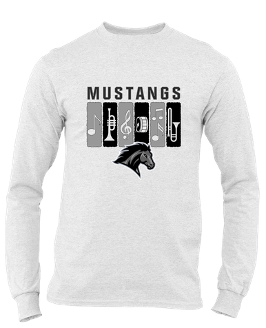 Houston Mustangs Band # 2 Men's Premium LS T-Shirt