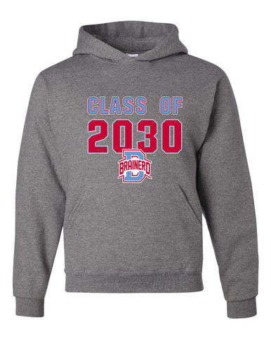 Brainerd Panthers B Script Class of 2030 Men's Premium Hoodie