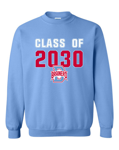 Brainerd Panthers B Script Class of 2030 Men's Sweatshirt
