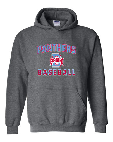 Brainerd Panthers B Script Baseball #1 Men's Hoodie